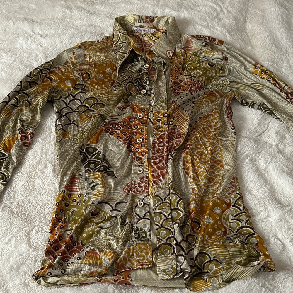 Nik Nik Men’s Vintage Disco Shirt Size S